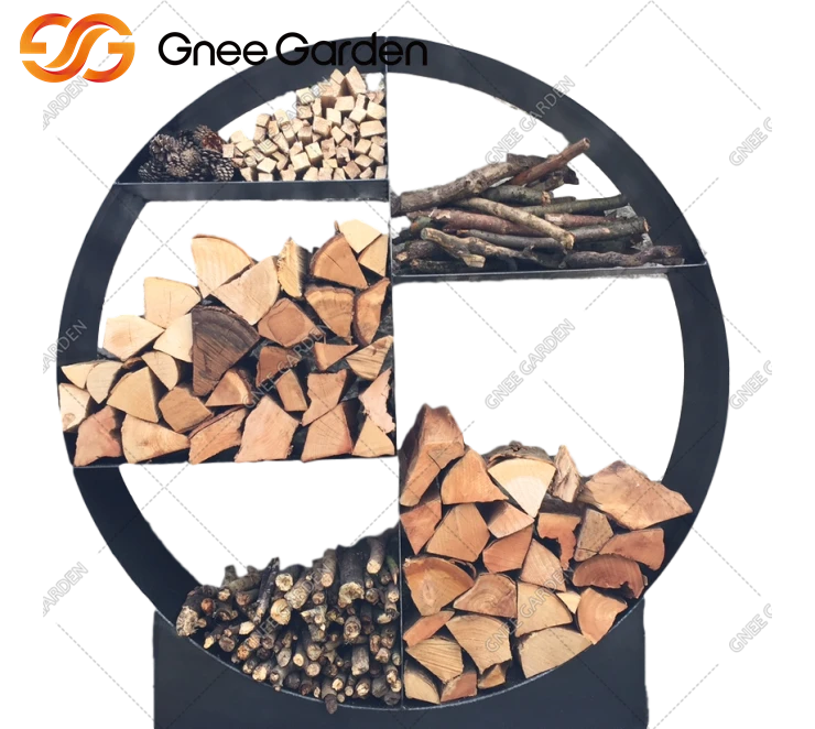 Corten Steel Log Holder Garden Outdoor Corten Steel Log Holder Garden Outdoor