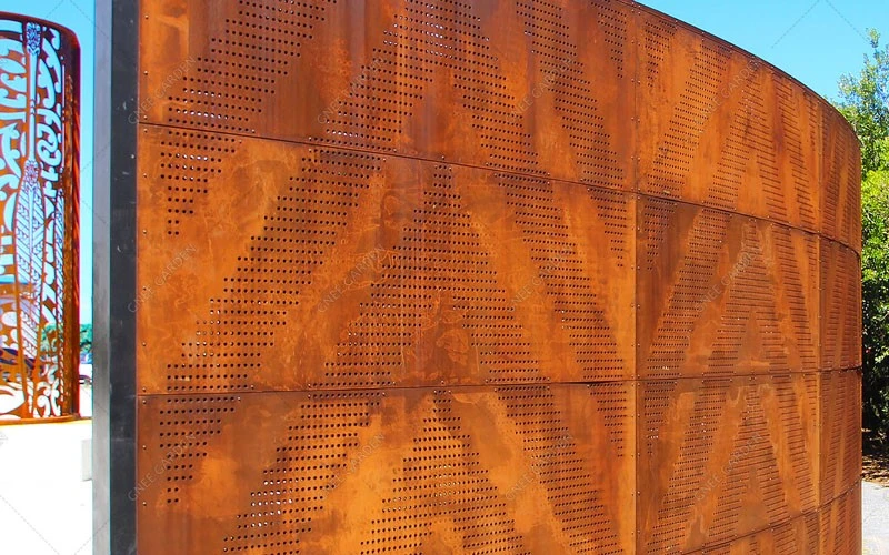 corten laser cut screens cladding corten laser cut screens cladding