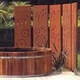 Corten tērauda āra mēbeles