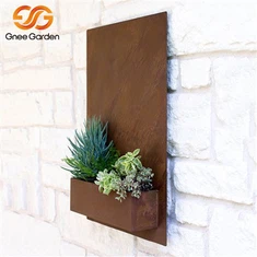 Kortena tērauda sienas mākslas dekors