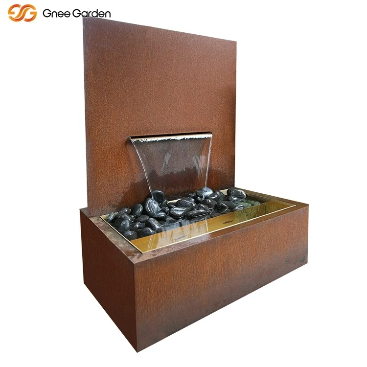 Rust Corten Screen Water Feature Rust Corten Screen Water Feature