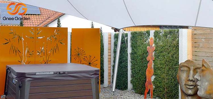 Decorative Garden Corten Steel Screen Decorative Garden Corten Steel Screen